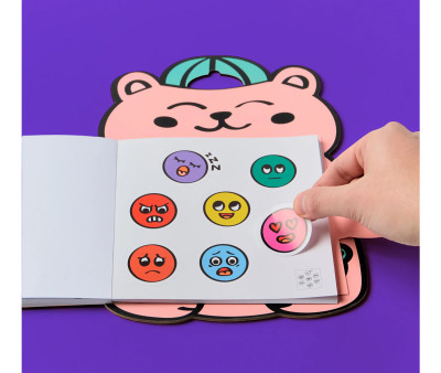 Libro Montessori Stickers Emotions