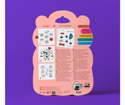 Libro Montessori Stickers Emotions