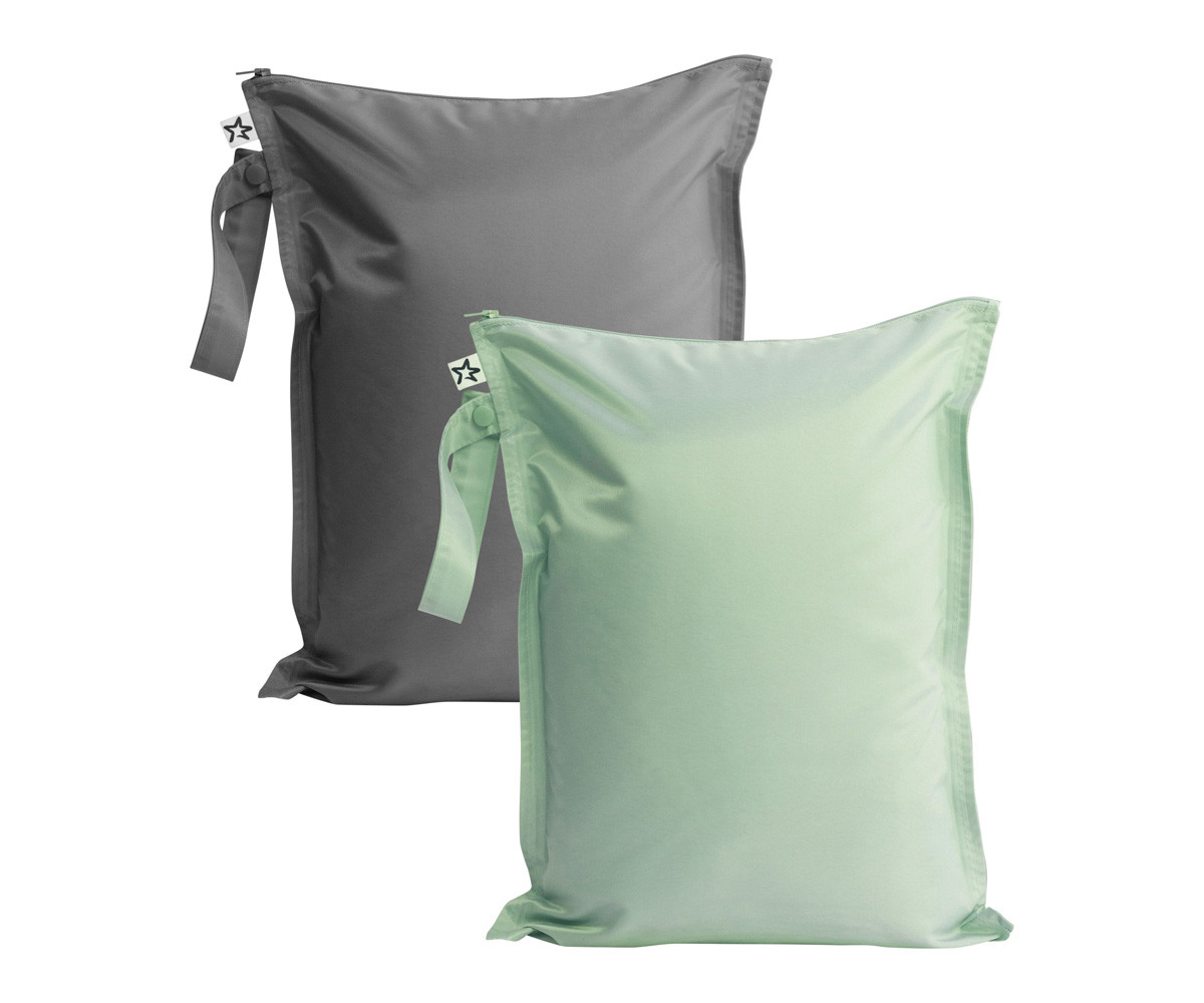 Pack 2 Bolsa Impermeables Verde Sage Charcoal
