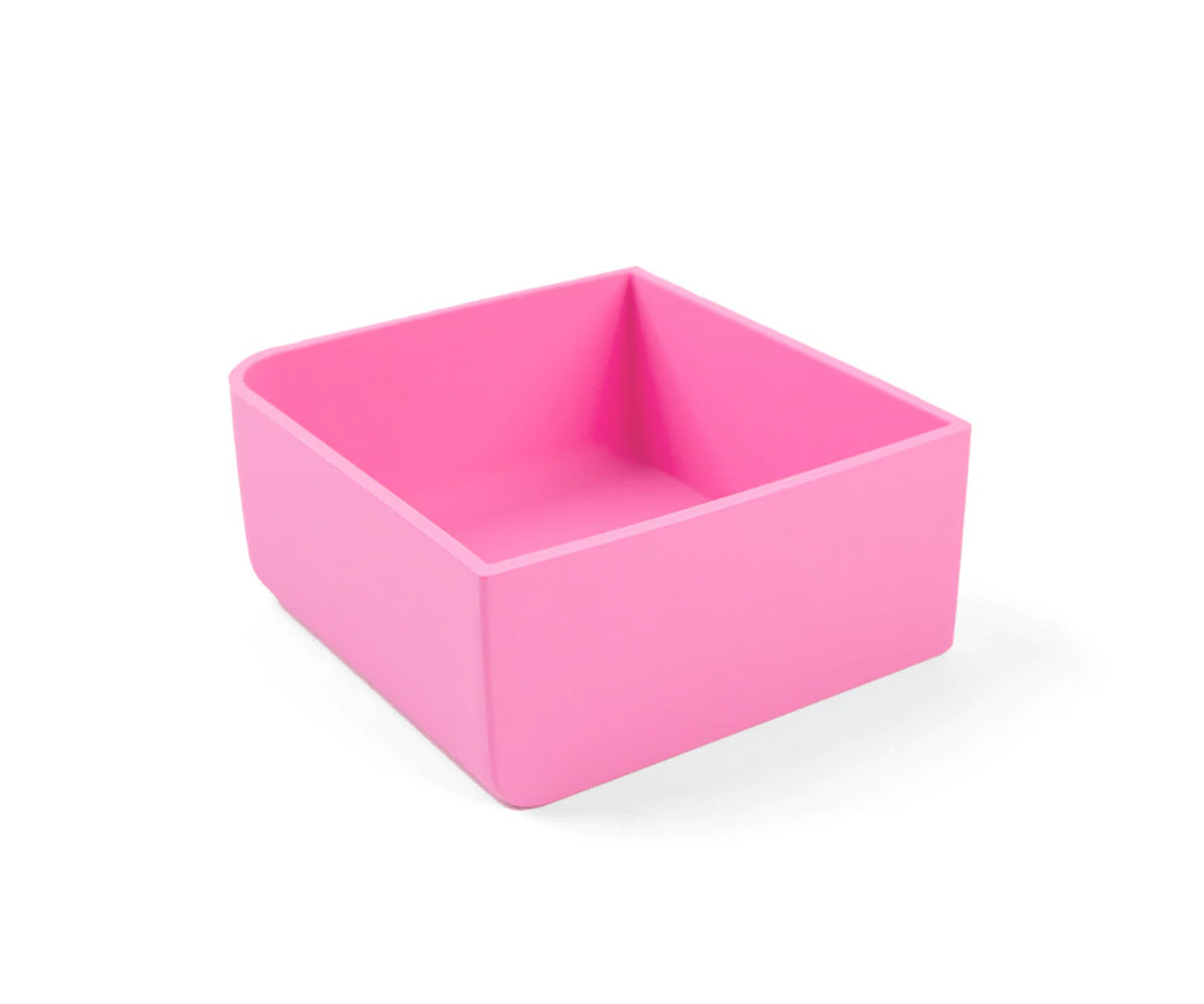 Vassoio in Silicone per Lunch Box Feast Pink Floss