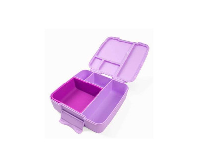 Vassoio in Silicone per Lunch Box Feast Pink Floss
