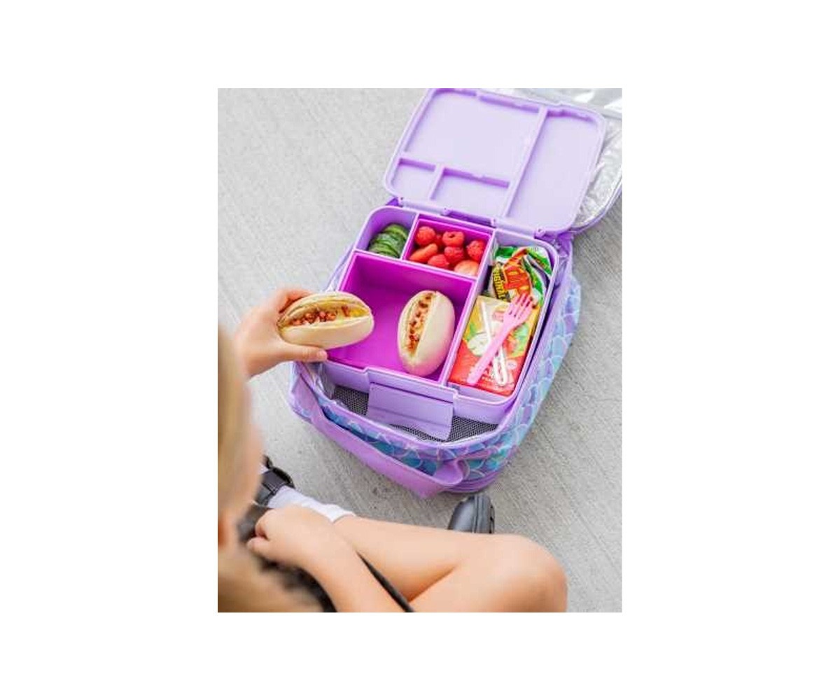 Vassoio in Silicone per Lunch Box Feast Pink Floss