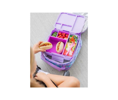 Vassoio in Silicone per Lunch Box Feast Pink Floss