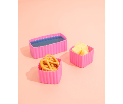 3 Moldes de Silicona Variados Pink Floss