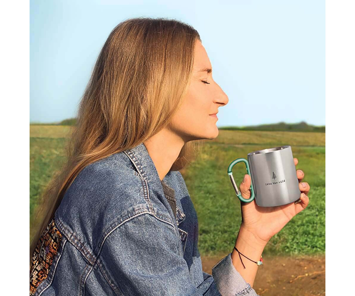 Taza con Mosquetón Into The Wild 300ml