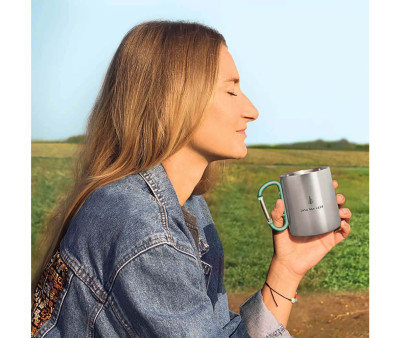 Taza con Mosquetón Into The Wild 300ml