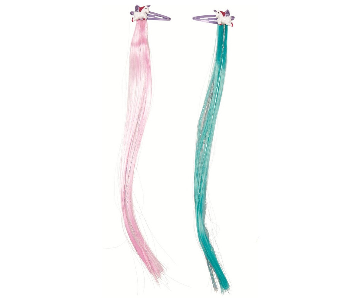 Clip Capelli Unicorn Paradise con Ciocche Brillanti
