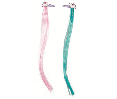 Clip Capelli Unicorn Paradise con Ciocche Brillanti