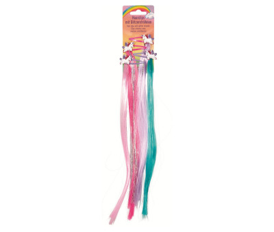 Clip Capelli Unicorn Paradise con Ciocche Brillanti