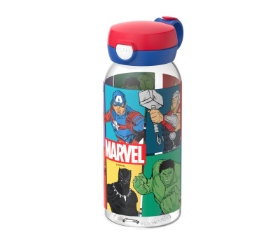 Botella Plástico con Tapón Abatible Campus 600ml Avengers