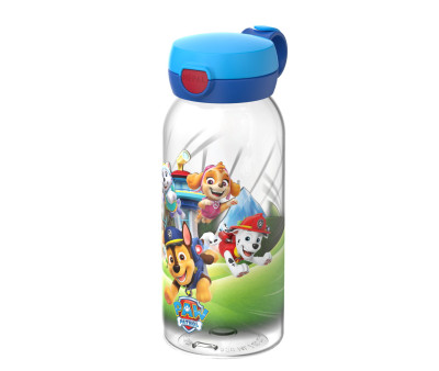 Botella Plástico con Tapón Abatible Campus 600ml Paw Patrol Pups