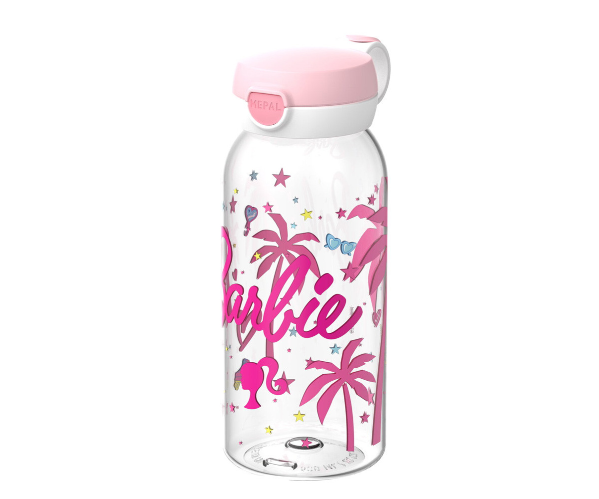 Botella Plástico con Tapón Abatible Campus 600ml Barbie