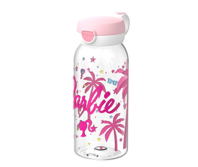 Botella Plástico con Tapón Abatible Campus 600ml Barbie