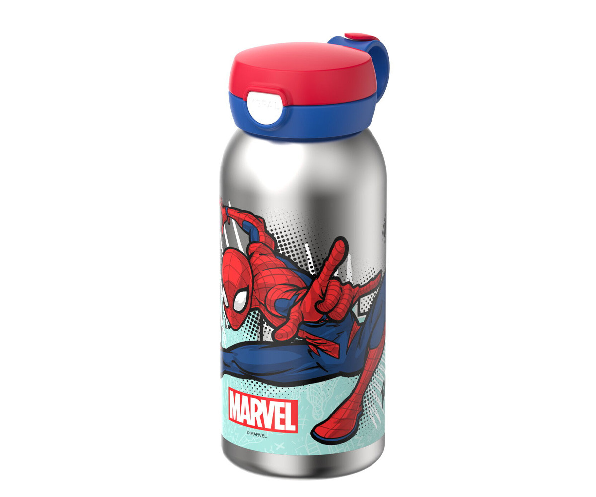 Botella Térmica Campus con Tapón Abatible 500ml Spiderman