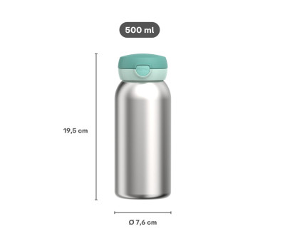 Botella Térmica Campus con Tapón Abatible 500ml Fairy Wonders