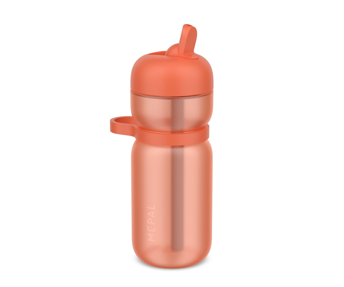 Botella Deportiva Flip 600ml Peach Orange