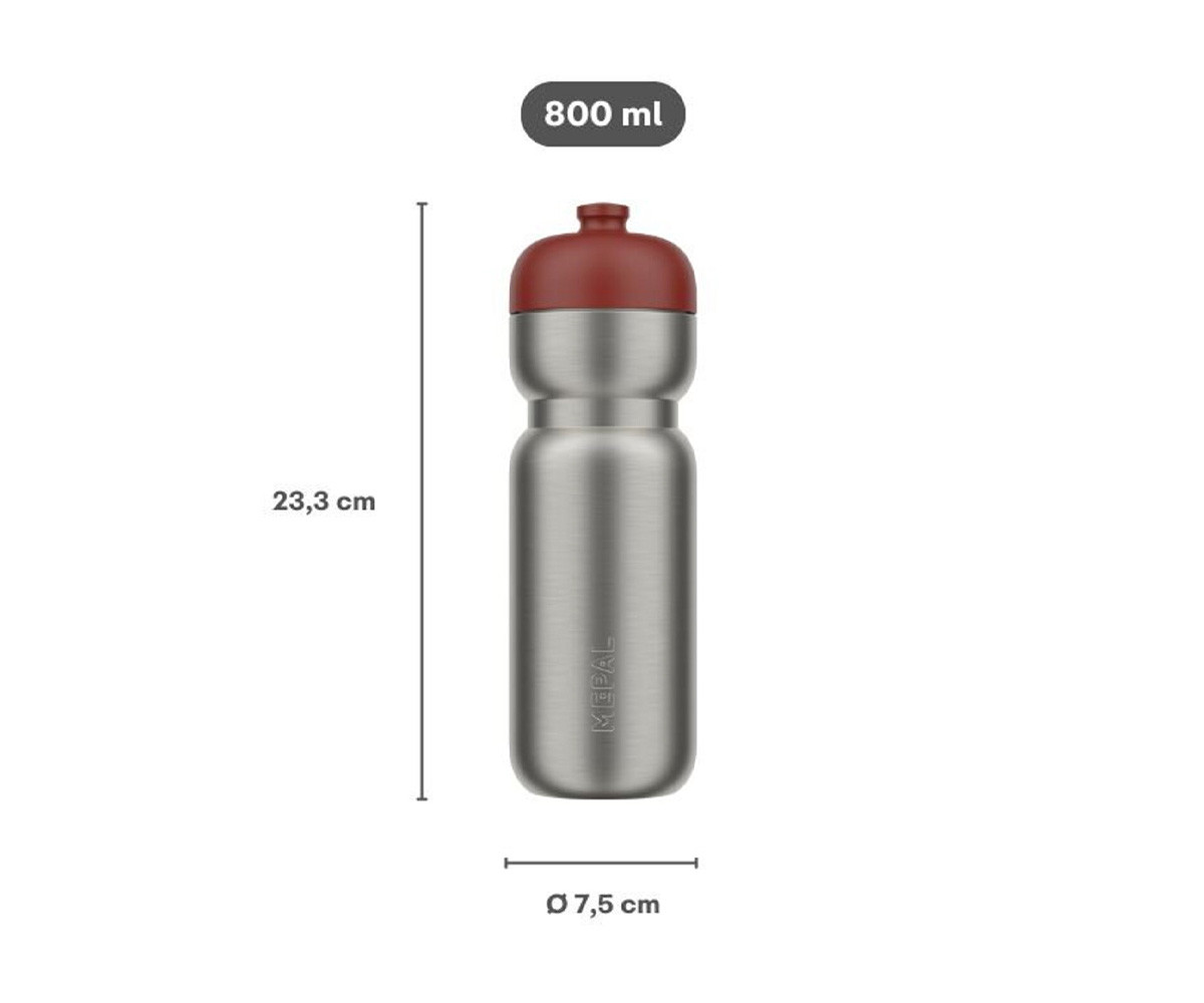 Botella Deportiva Acero Pull 800ml Moss Green