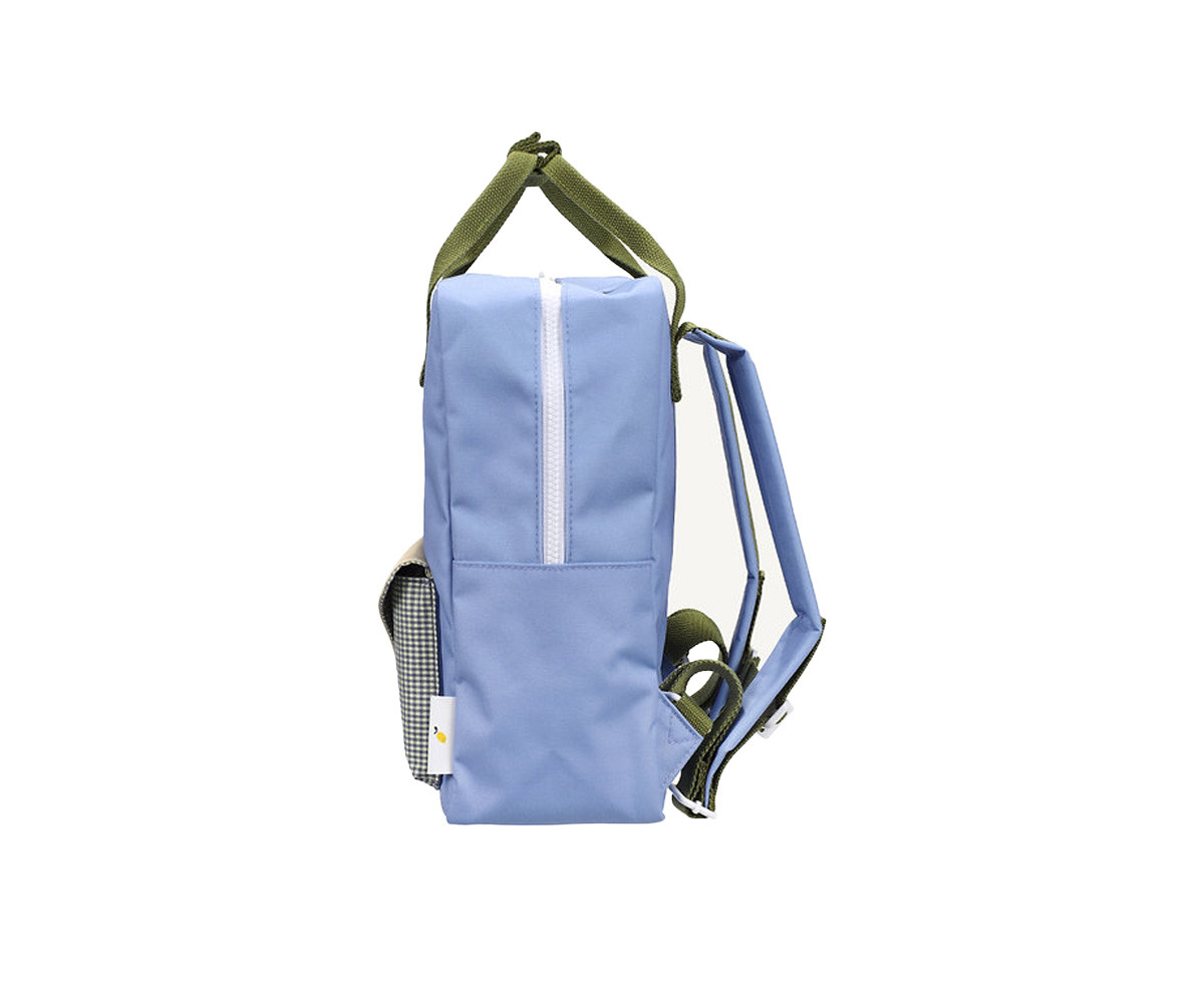 Mochila Escolar Mediana Personalizable Envelope Cloud Blue