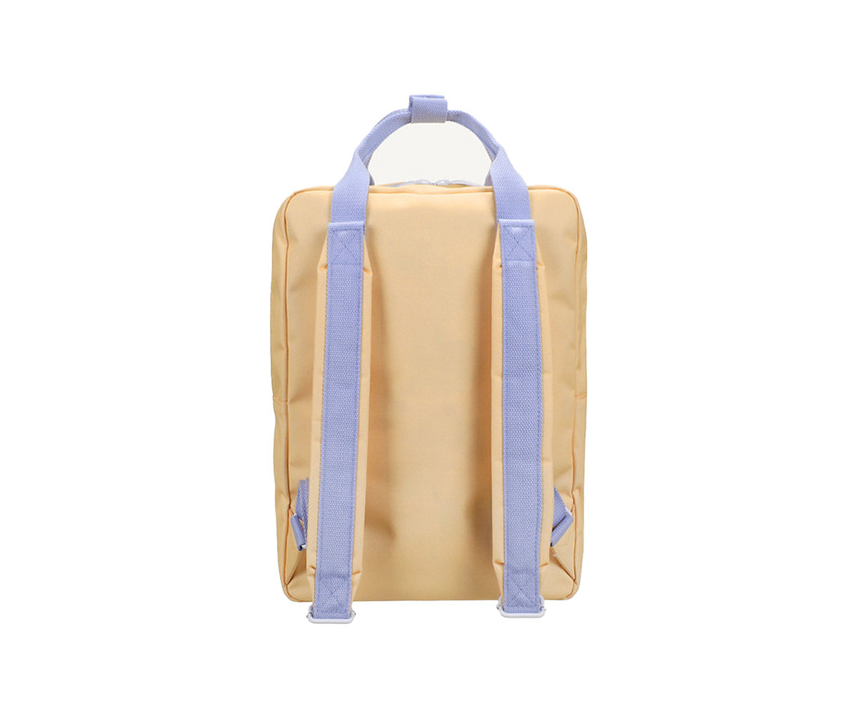 Mochila Grande Personalizable Sticky Lemon Envelope Twiggy Beige