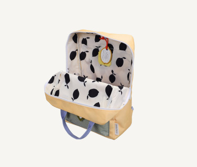 Mochila Grande Personalizable Sticky Lemon Envelope Twiggy Beige