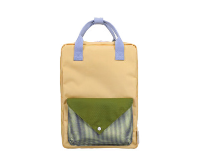 Mochila Grande Personalizable Sticky Lemon Envelope Twiggy Beige