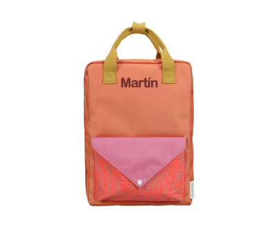 Mochila Grande Personalizable Sticky Lemon Envelope Maple Whirl