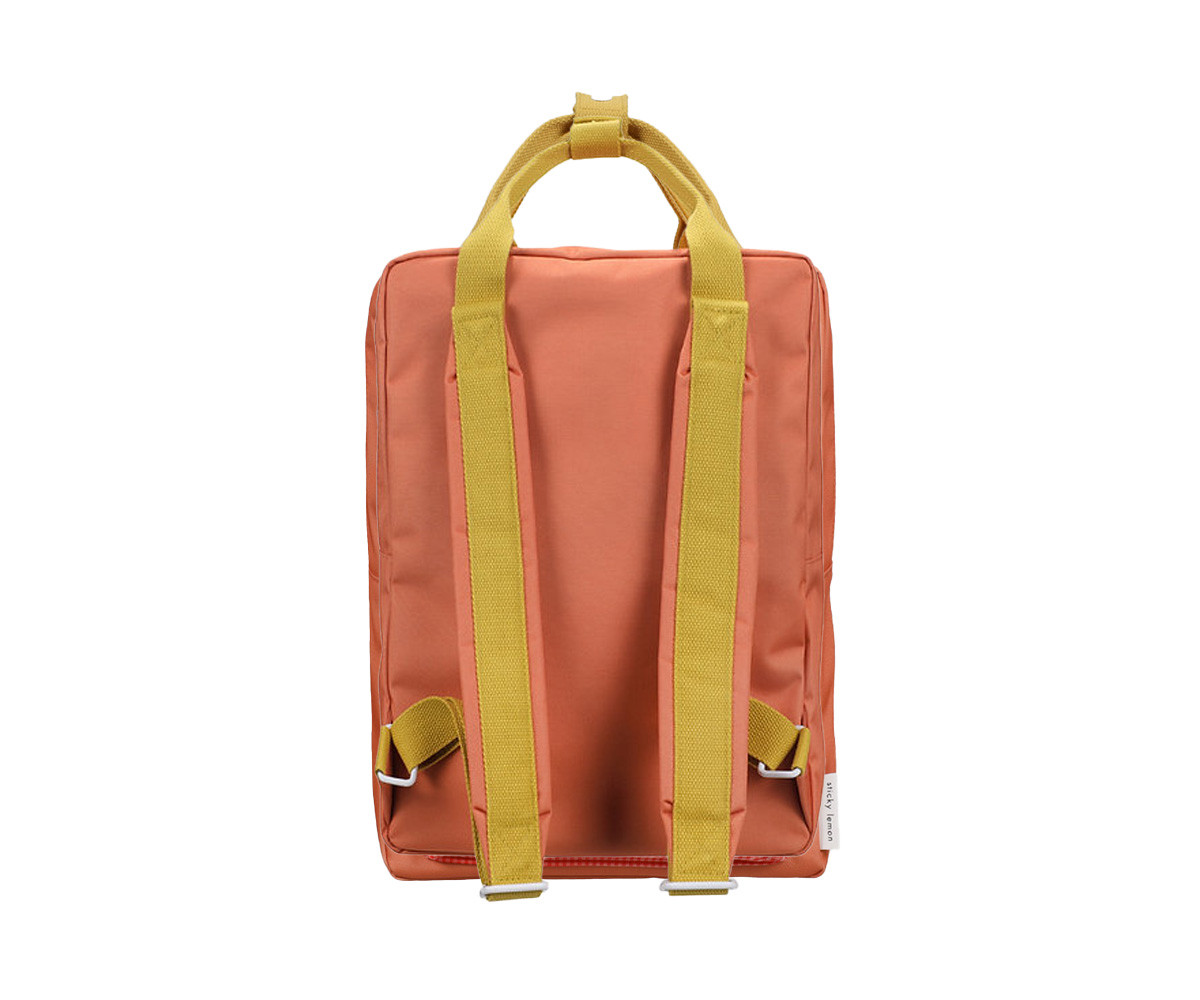 Mochila Grande Personalizable Sticky Lemon Envelope Maple Whirl
