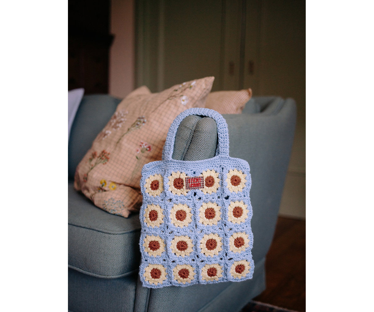 Bolso de Crochet Lemon Tree Flower Willow