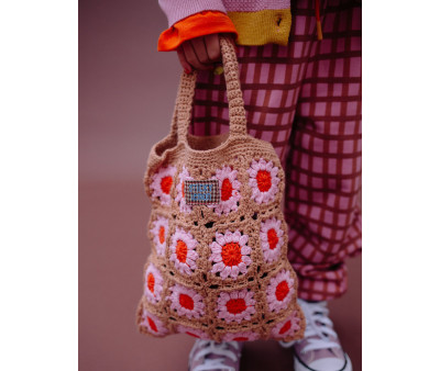 Bolso de Crochet Lemon Tree Flower Capmfire Orange