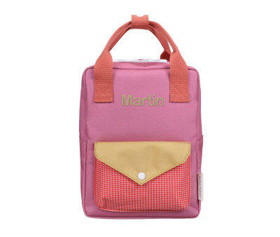 Mochila Pequeña Personalizable Envelope Rosebay Pink
