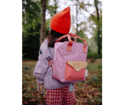 Mochila Pequeña Personalizable Envelope Rosebay Pink