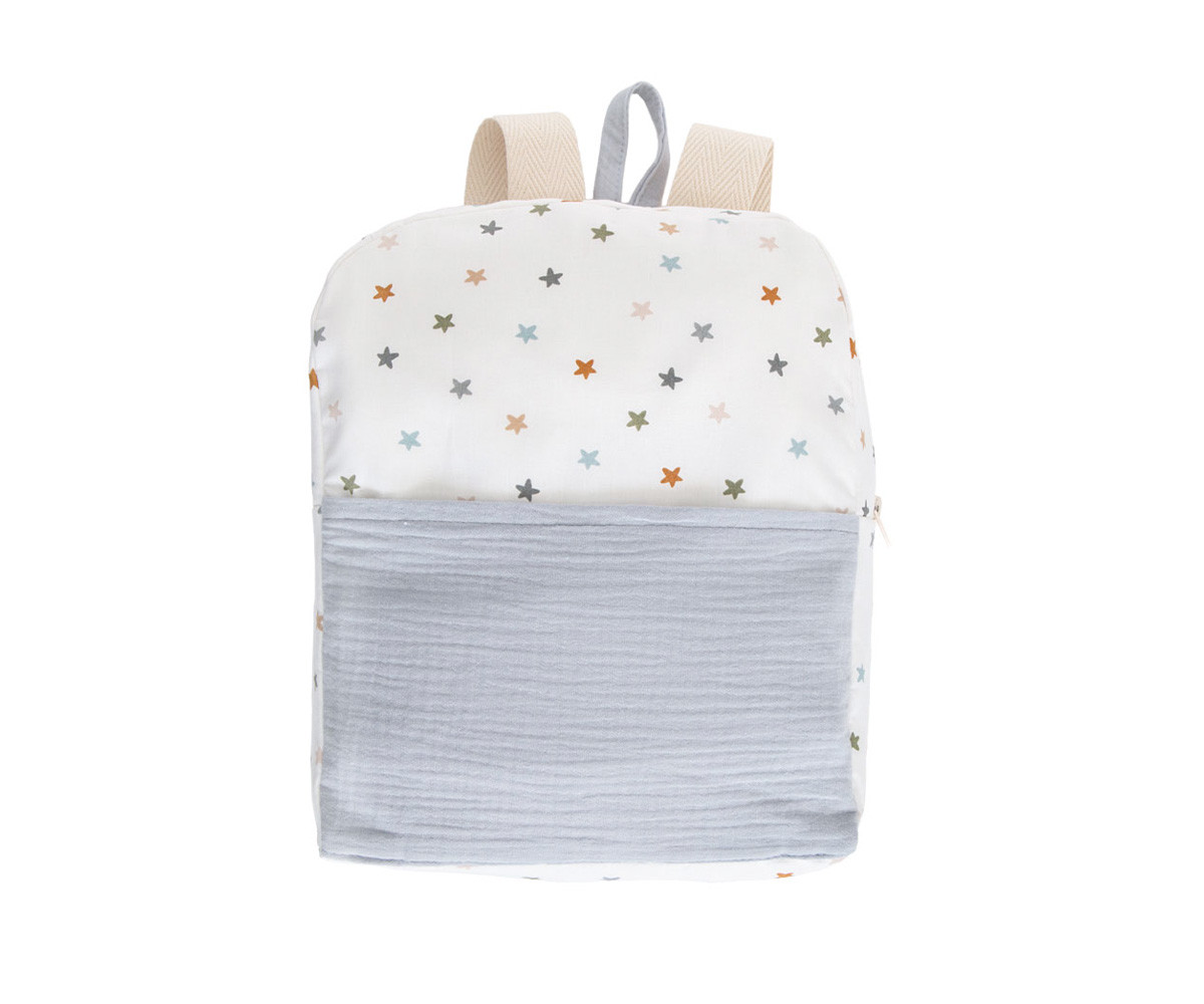 Mochila Little Stars Blue Personalizable