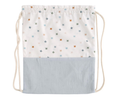Mochila Saco Little Stars Blue Personalizable