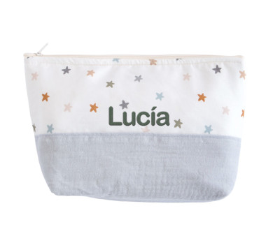 Neceser Infantil Little Stars Blue Personalizable