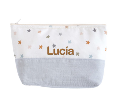 Neceser Infantil Little Stars Blue Personalizable