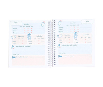 Pequeña Agenda Guardería Personalizable Mouse Fairies