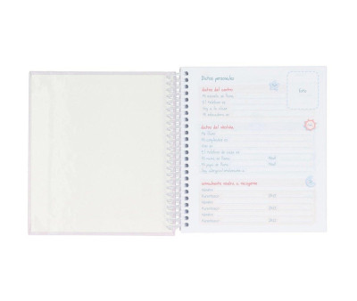 Pequeña Agenda Guardería Personalizable The wooden boy