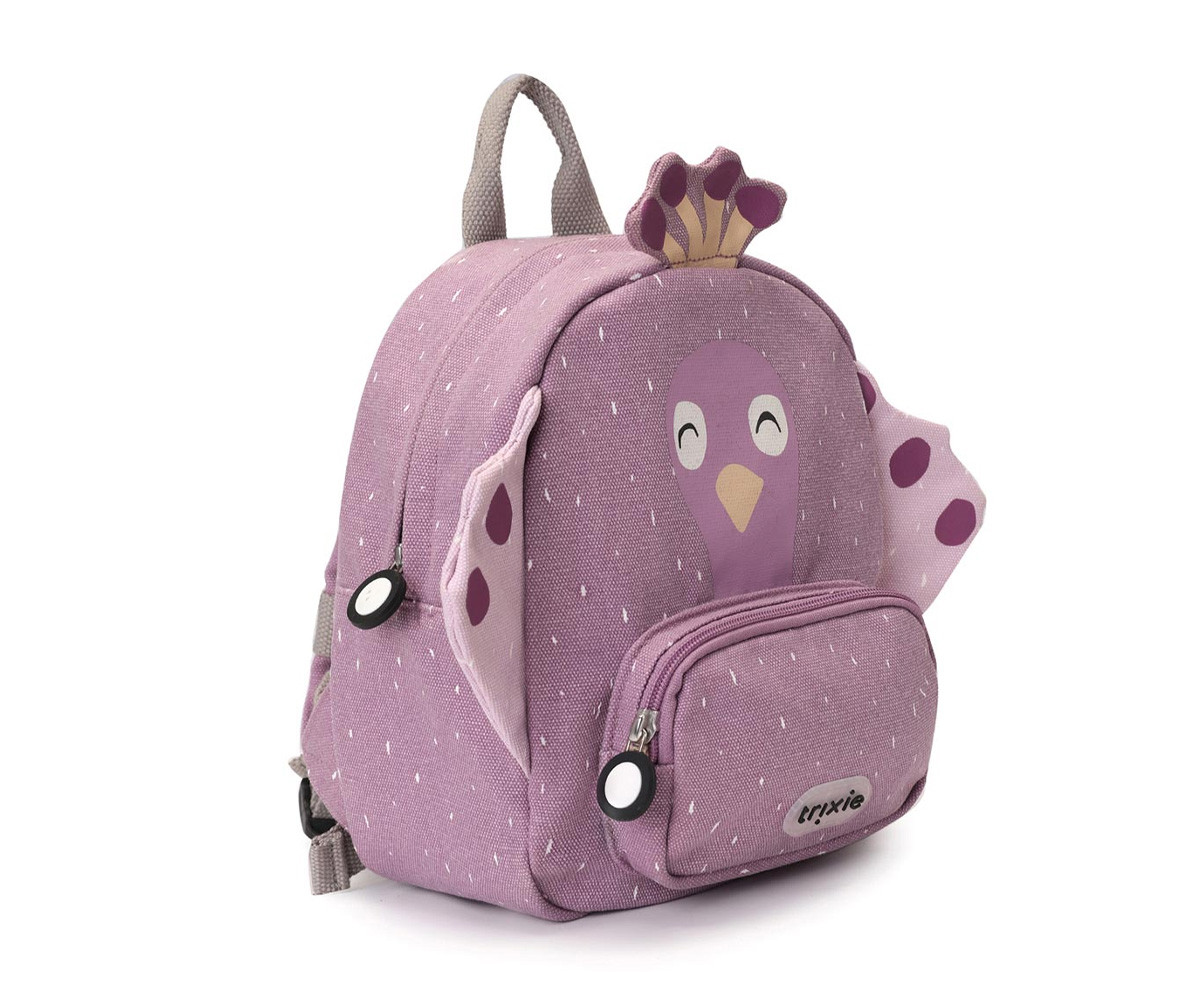 Mochila Trixie PEQUEÑA Mrs. Peacock Personalizable