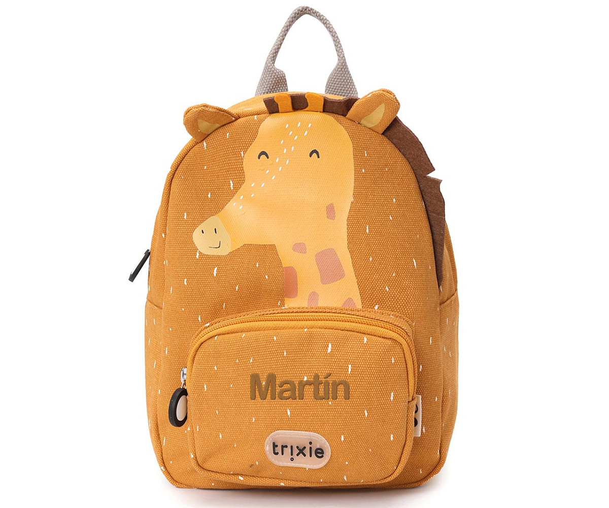 Mochila Trixie GRANDE Mr. Giraffe Personalizable