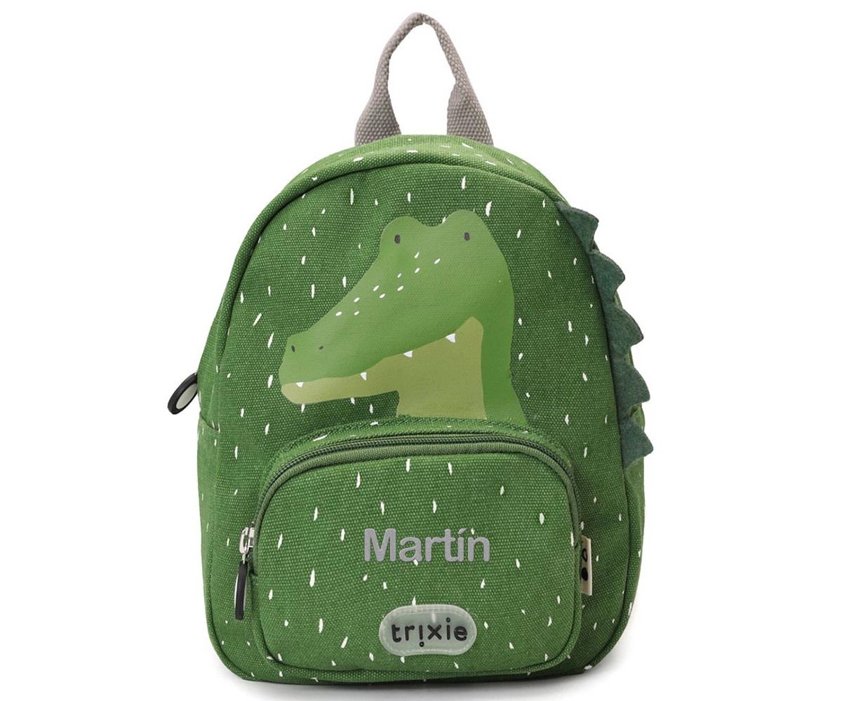 Mochila Trixie GRANDE Mr. Alligator Personalizable