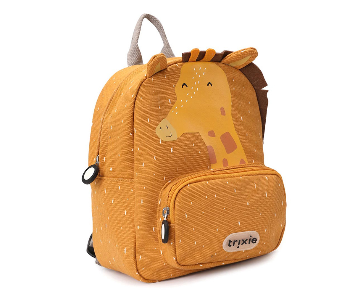 Mochila Trixie PEQUEÑA Mr. Giraffe Personalizable