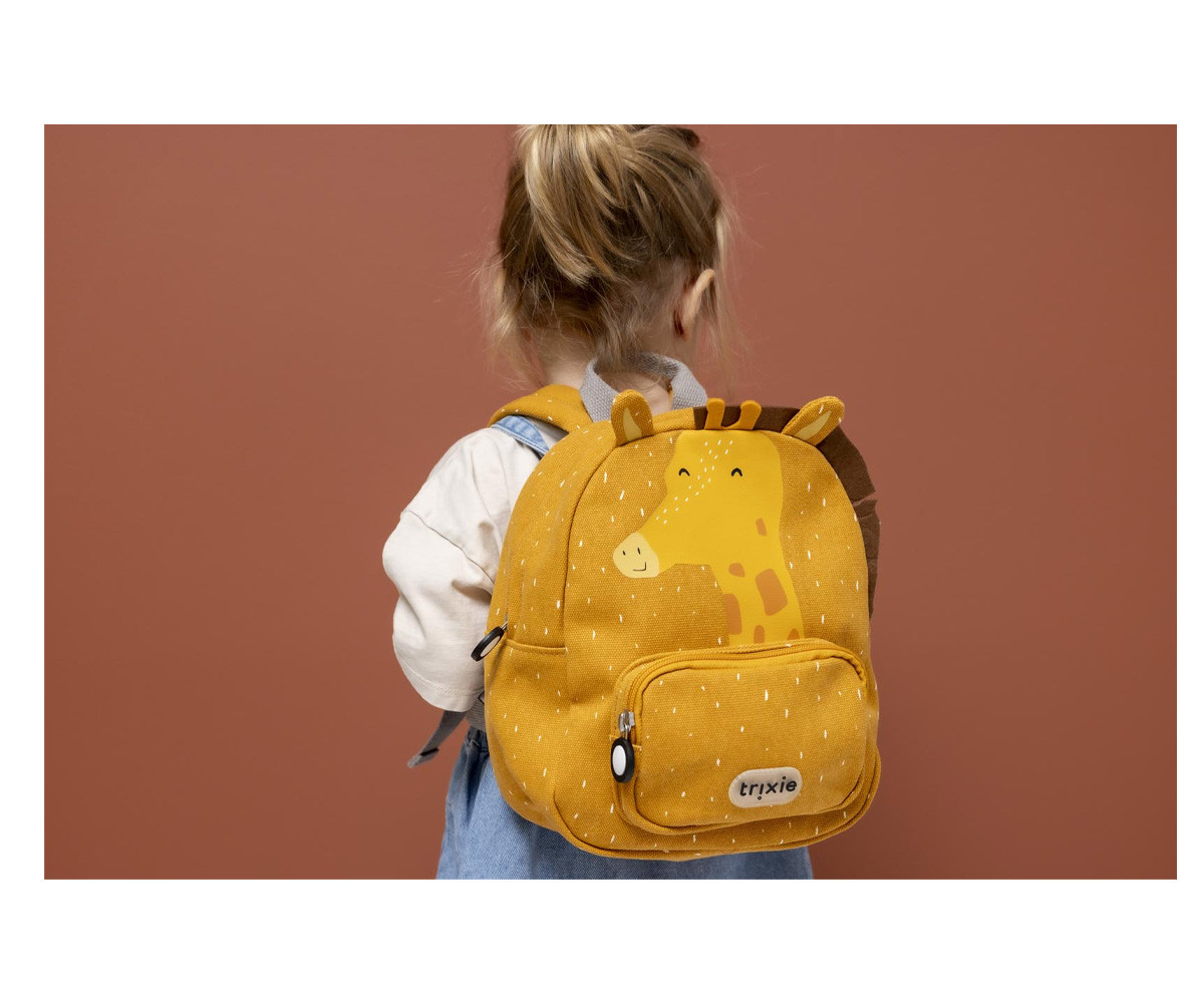Mochila Trixie PEQUEÑA Mr. Giraffe Personalizable