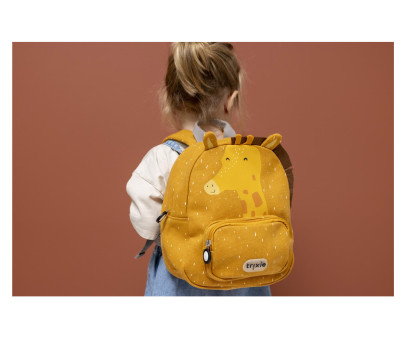 Mochila Trixie PEQUEÑA Mr. Giraffe Personalizable