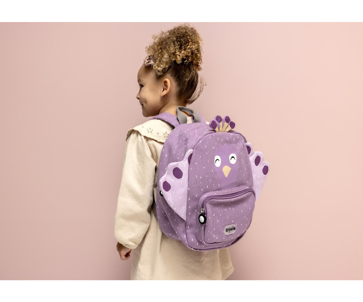 Mochila Trixie GRANDE Mrs. Peacock Personalizable