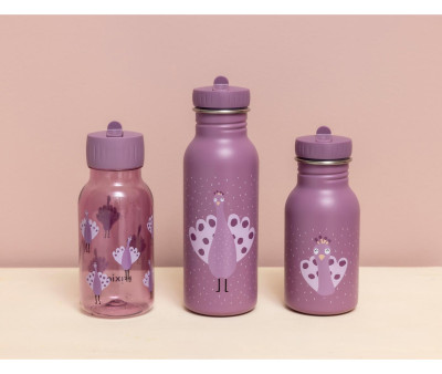 Botella Acero Trixie Mrs. Peacock 350ml