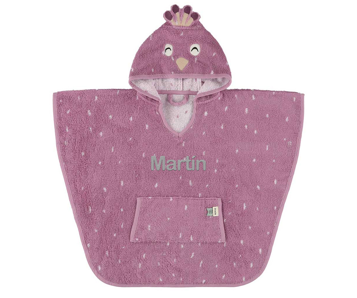 Poncho Mrs. Peacock Personalizable