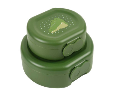 2 Cajas para Snacks con Clip Mr. Alligator