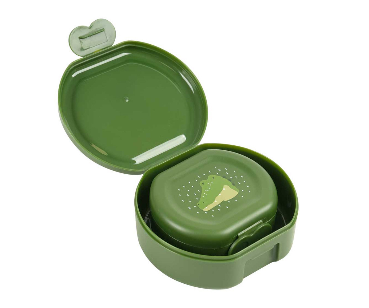 2 Cajas para Snacks con Clip Mr. Alligator