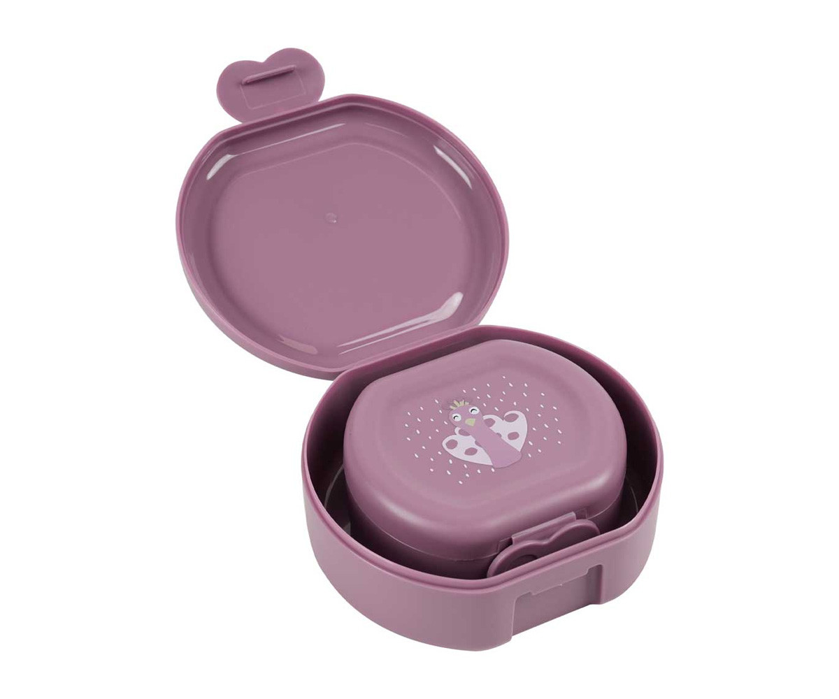 2 Cajas para Snacks con Clip Mrs. Peacock