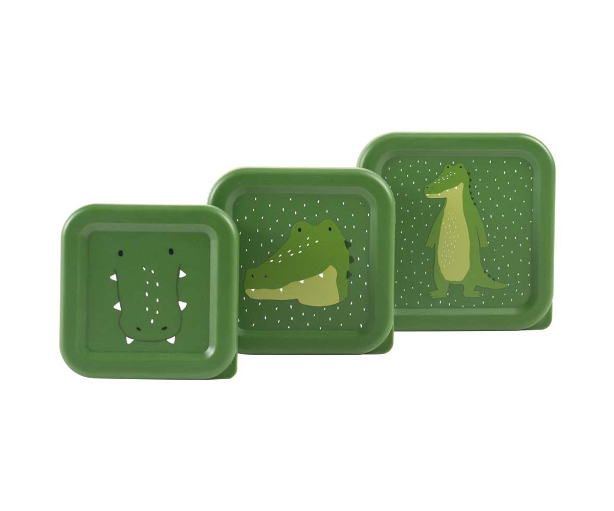 3 Cajas Almuerzo Mr. Cocodrilo